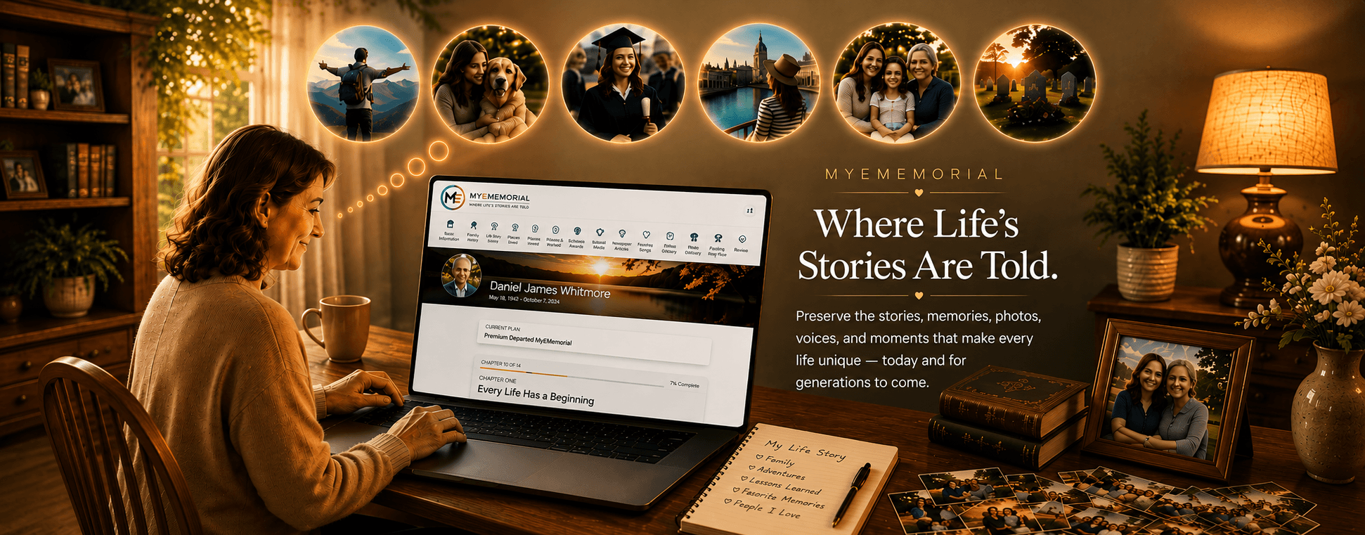 MyEMemorial — Where Life's Stories Are Told